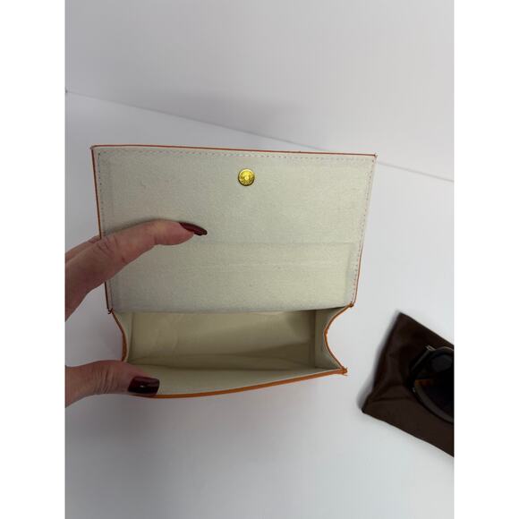 Tory Burch TY7004 521/12 Oversized Sunglasses Brown Gradient Lenses Case & Pouch main image 4